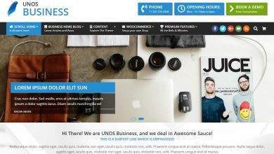 Photo of Unos Business Premium WordPress Theme